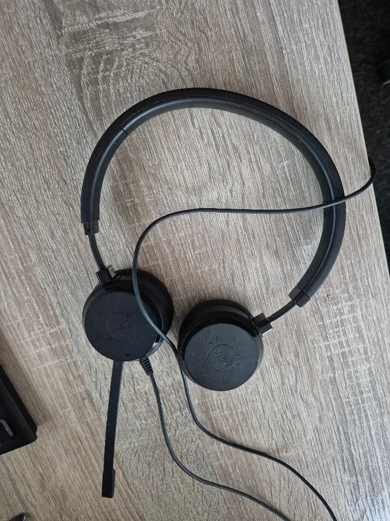 Jabra stereo headset met microfoon – 3,5mm jack, bedraad