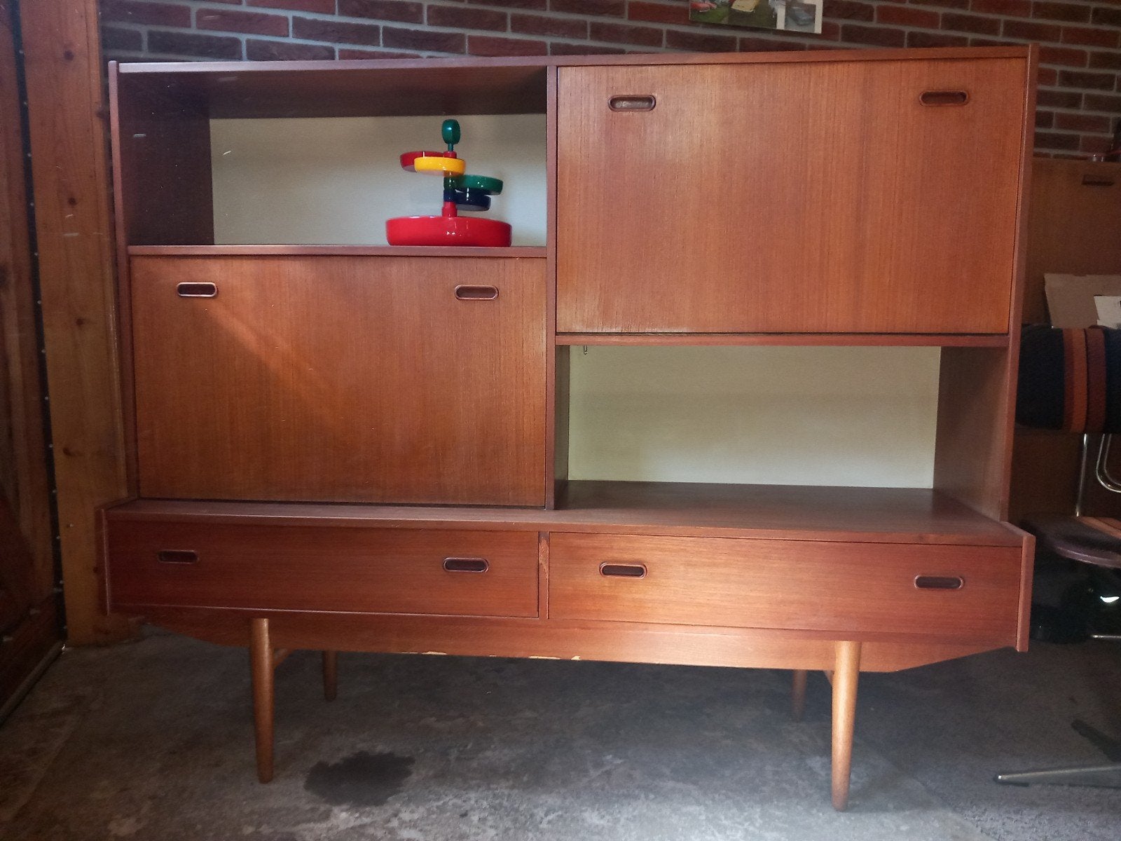 Jaren 60/70 kast, Huis en Inrichting, Kasten | Dressoirs, Ophalen, 25 tot 50 cm