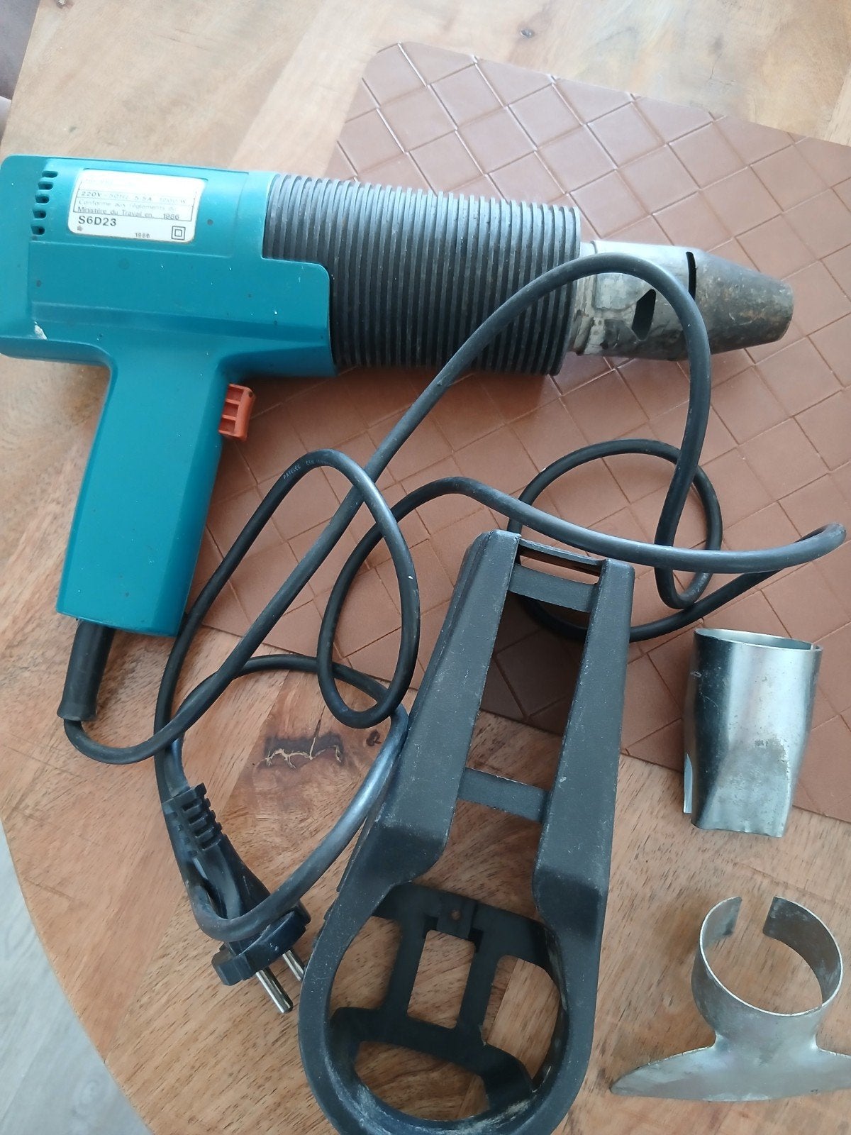 Black & Decker HG992K heteluchtpistool - Vintage 1986, Ophalen of Verzenden, Gebruikt