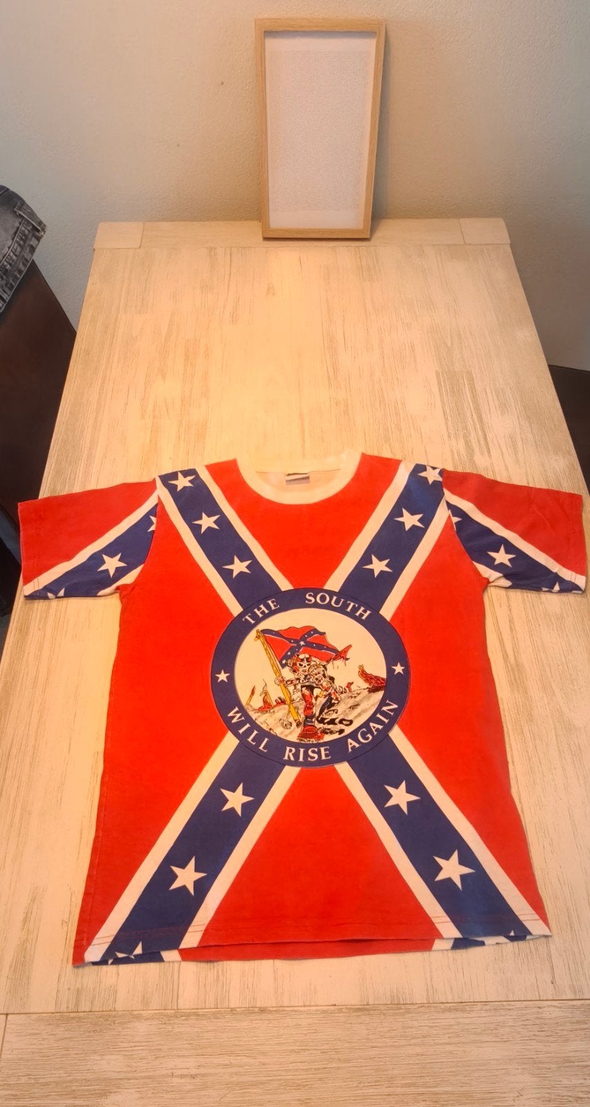 'The South Will Rise Again' T-shirt  Maat L Confederate, Maat 52/54 (L), TARSONS, Meerkleurig, Ophalen of Verzenden