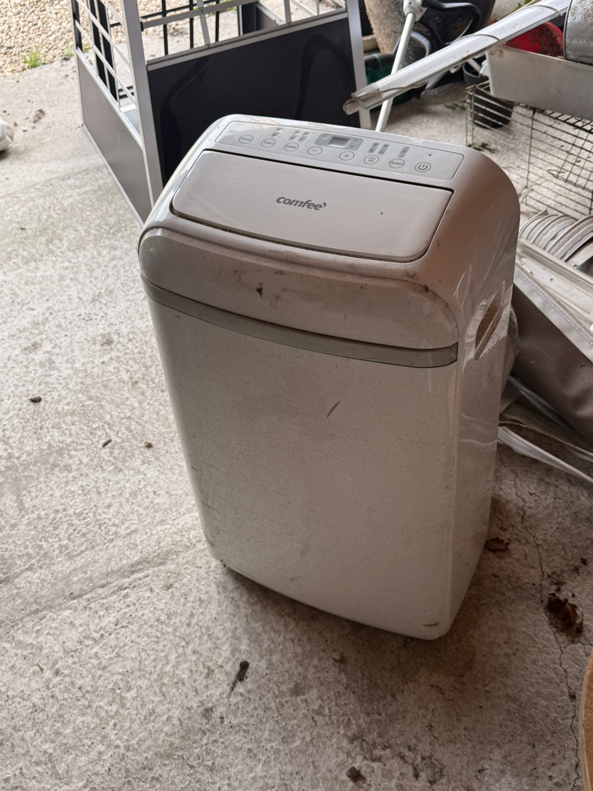 Comfee Mobiele Airco MPD1-12CRN1 - Koelen en Ontvochtigen, Ophalen, Gebruikt, 3 snelheden of meer, Koelen en Ontvochtigen