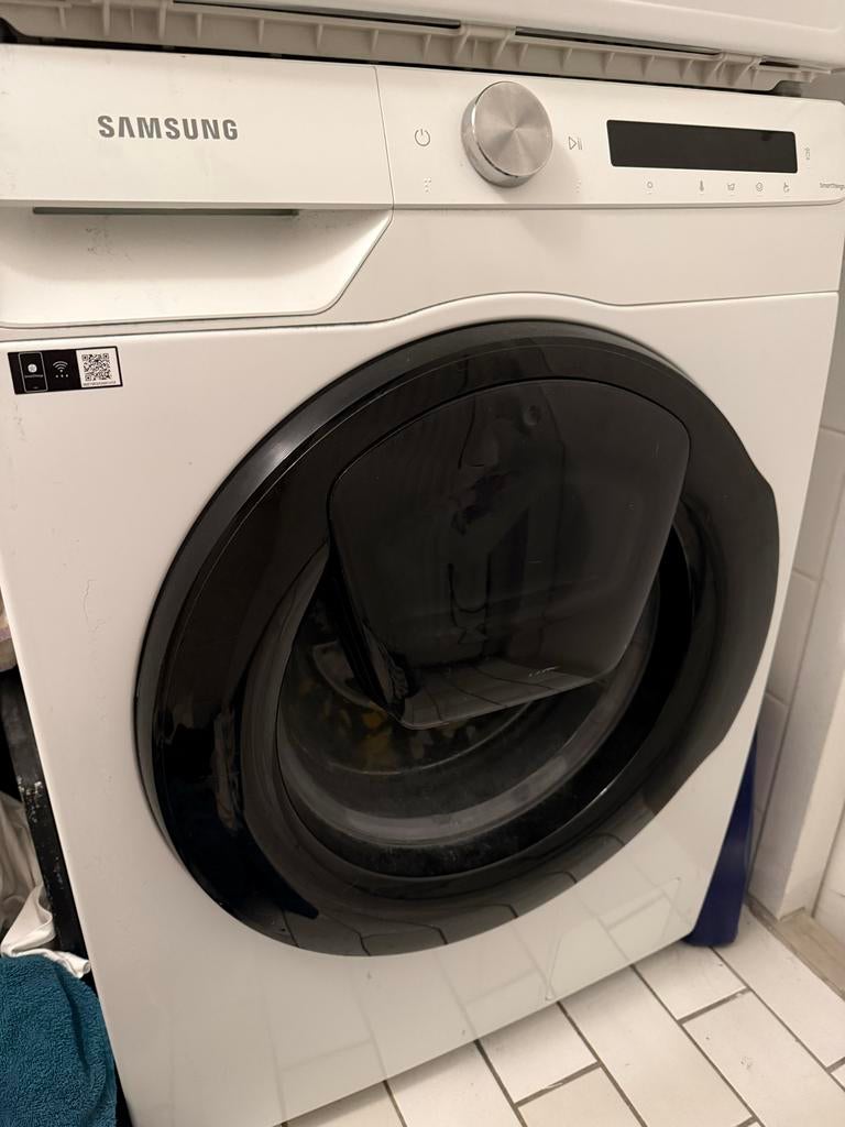 Samsung Wasmachine (AddWash, Smart) en Droger - 8 kg, Witgoed en Apparatuur, Wasmachines, Zo goed als nieuw, Ophalen