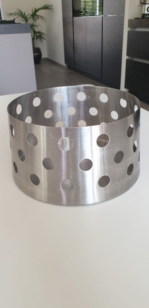 Design fruitschaal, zo goed als nieuw  ZACK, Ophalen of Verzenden, Nieuw, Rond, Metaal