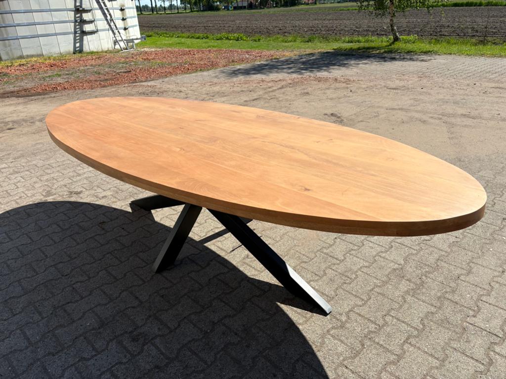 Eettafel Denver Ovaal – 300 cm – NIEUW & XXL Eyecatcher, Huis en Inrichting, Tafels | Eettafels, Ophalen, 100 tot 150 cm, Ovaal