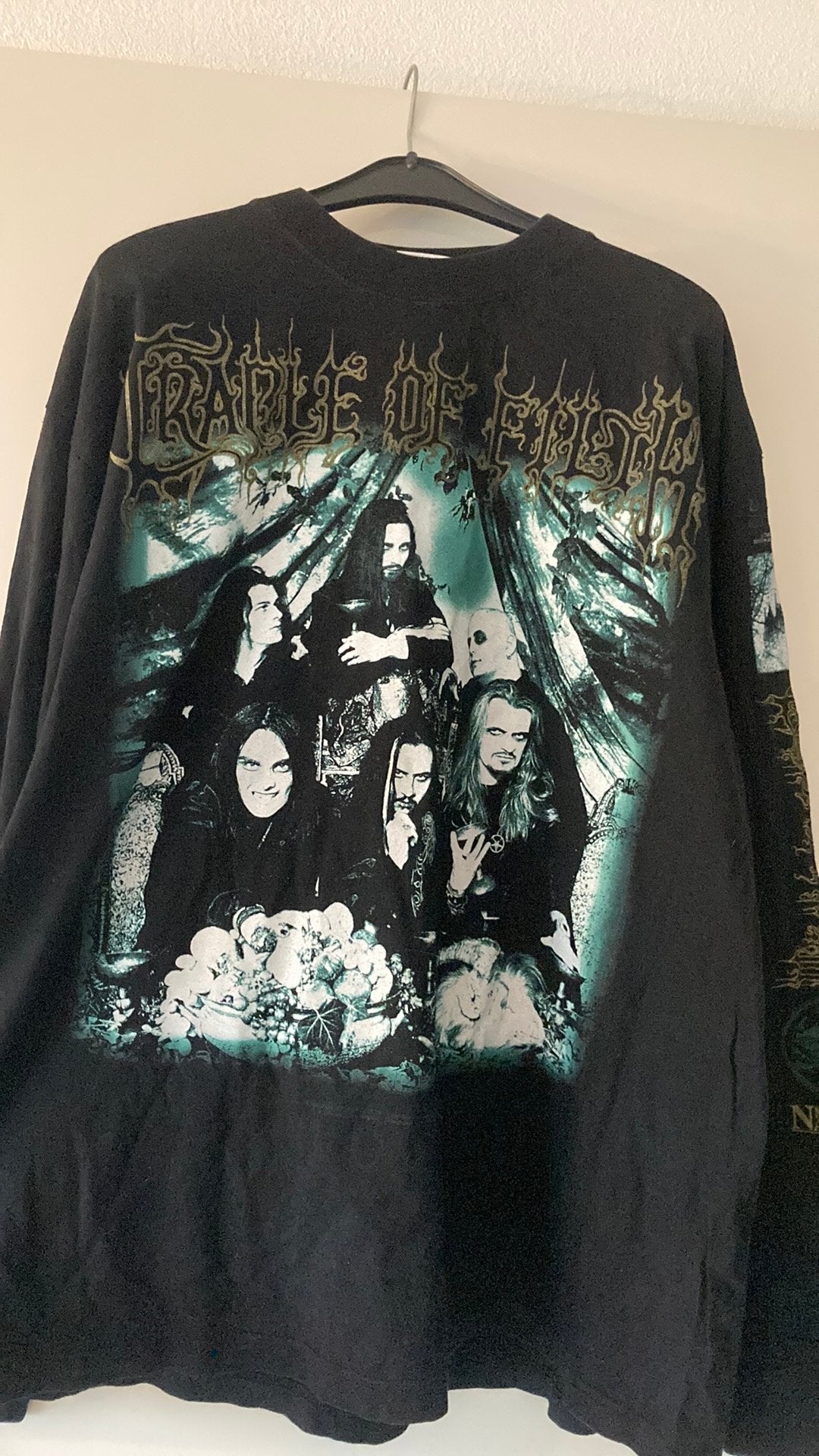 Vintage Cradle of Filth Longsleeve Black Metal Gothic, Ophalen of Verzenden, Maat 56/58 (XL)