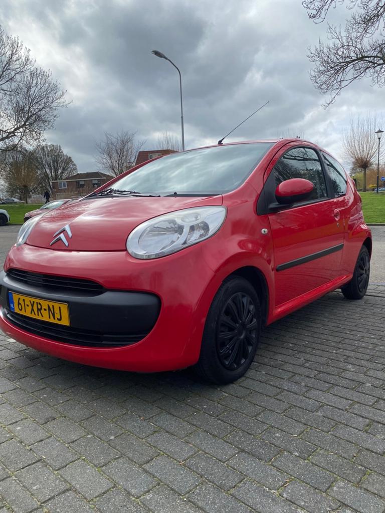 Citroën C1 1.0 3-DRS 2007 Rood, Auto's, Voorwielaandrijving, 4 stoelen, C1, 68 pk