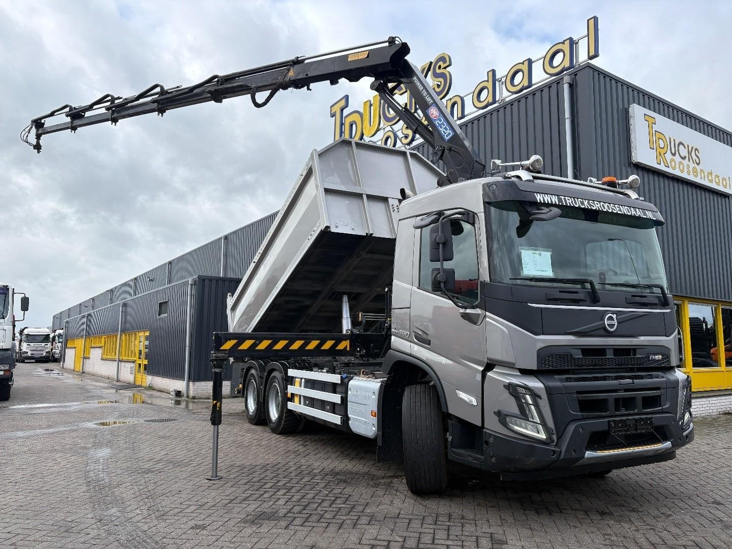 Volvo FMX 460 ic + HMF 2320 5x EXT + 6x4 + EURO 6 + REMOTE +, Auto's, Automaat, 460 pk, Euro 6, Bedrijf