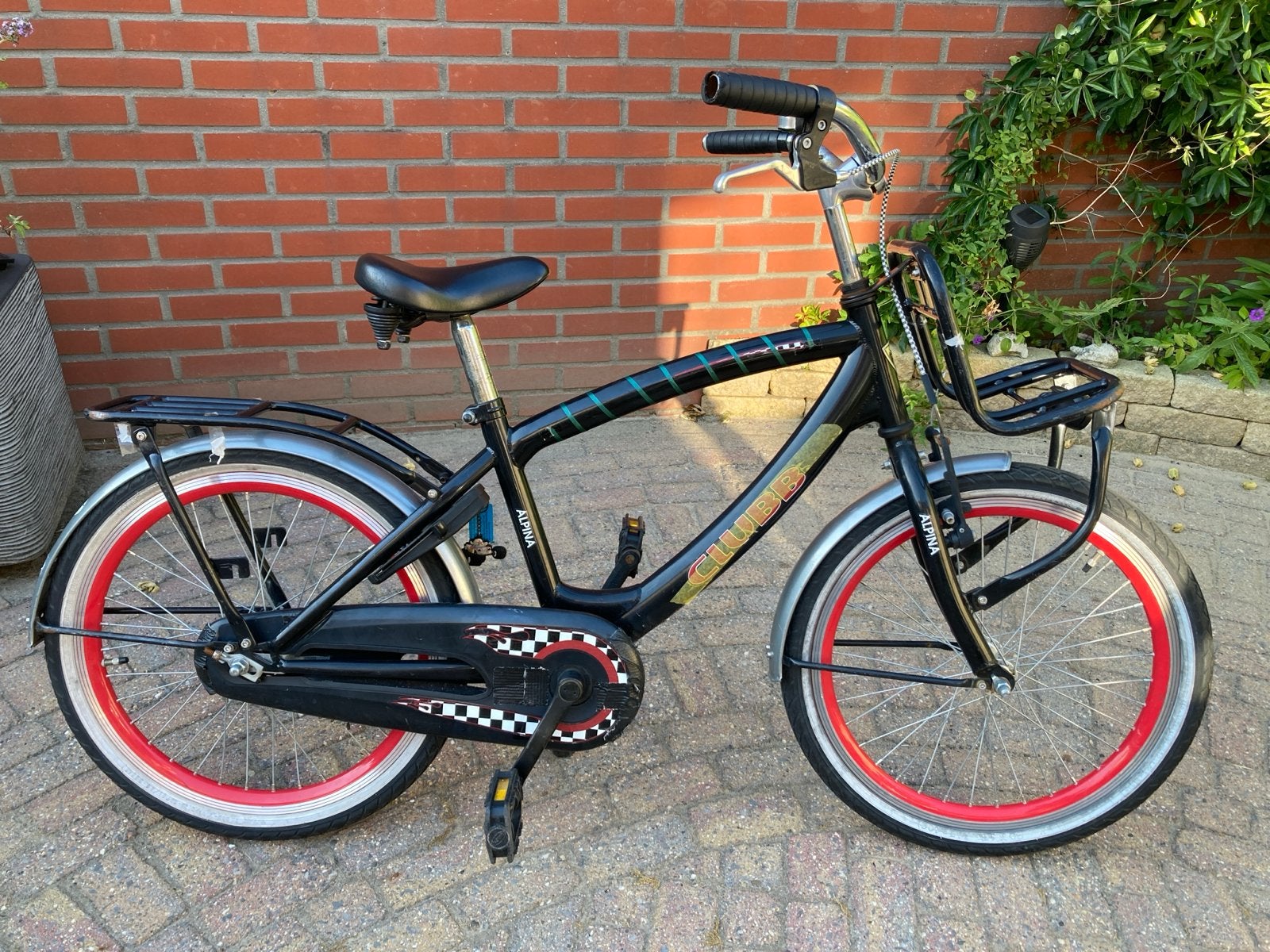 Alpina fiets met voordrager en terugtraprem, Fietsen en Brommers, Fietsen | Kinderfietsjes, Ophalen, Gebruikt, Terugtraprem, 20 inch of meer