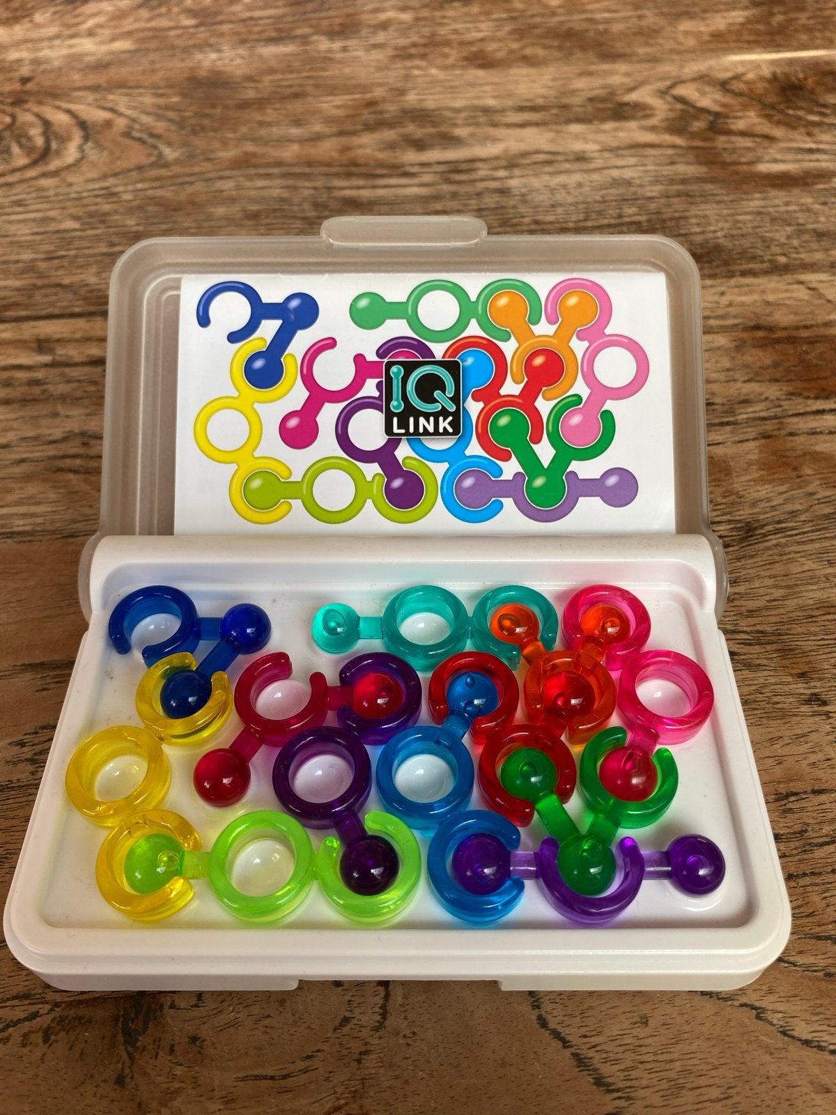 SmartGames IQ Link Puzzelspel, Ophalen of Verzenden, Minder dan 500 stukjes, Zo goed als nieuw, Rubik's of 3D-puzzel