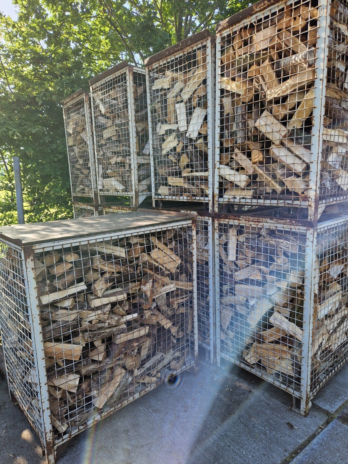 Droog haardhout te koop!, 6 m³ of meer, Ophalen