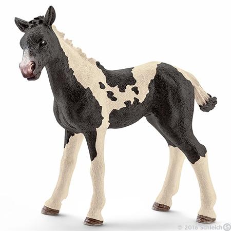 Schleich 13803 pinto veulen, dierfiguur, Ophalen of Verzenden, Zo goed als nieuw, Paard, Beeldje of Figuurtje