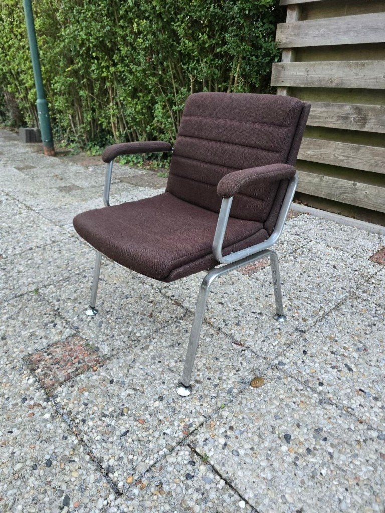 Vintage Drabert bureaustoelen, Ophalen, Twee, Bruin, Drabert