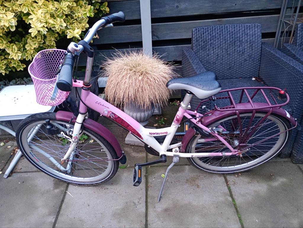 Sparta Young 24 inch kinderfiets, Ophalen, Gebruikt, 20 inch of meer, Sparta