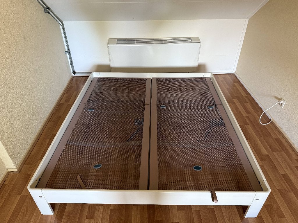 Auping Auronde 180x200, Ophalen, Wit, Tweepersoons, 180 cm