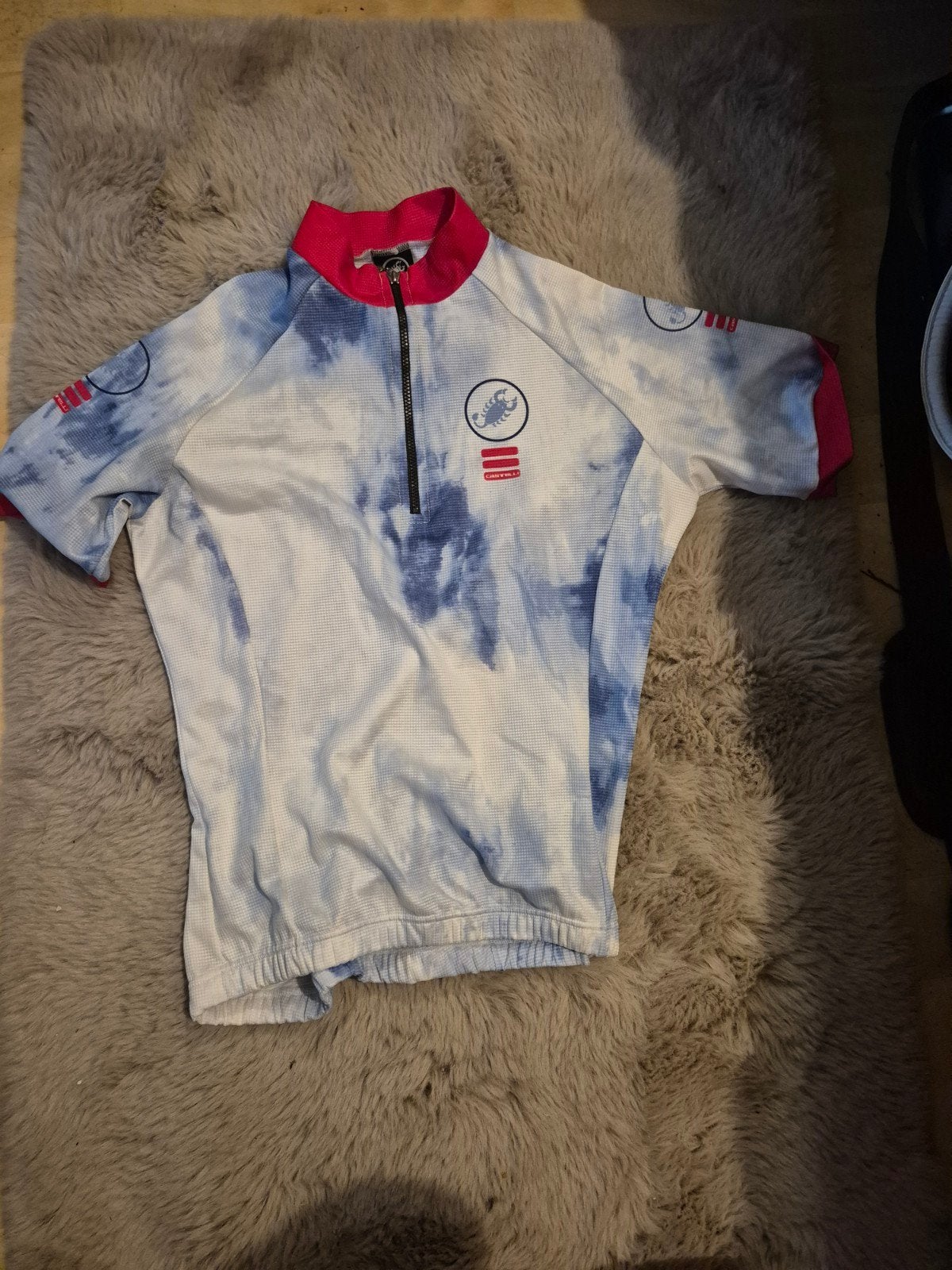 Castelli fietsshirt maat L (valt klein), Gebruikt, Castelli, Heren, Ophalen of Verzenden