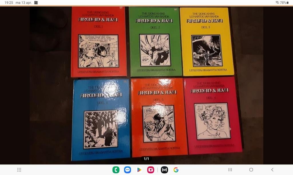 Armand & Ilva, Meerdere stripboeken, Ophalen of Verzenden
