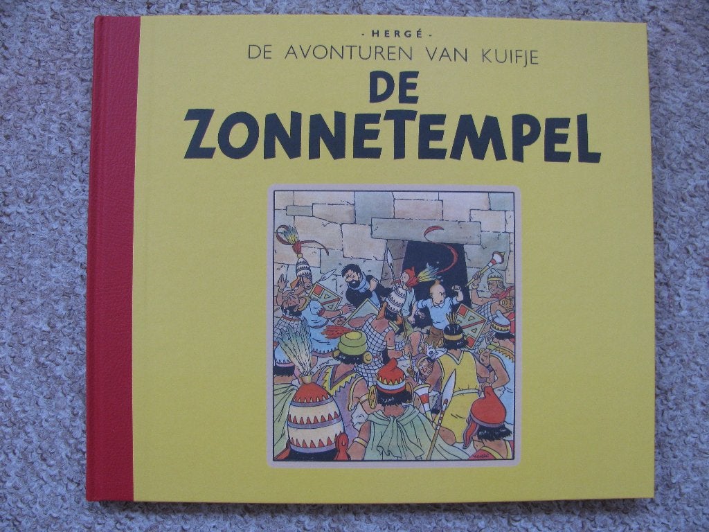 Kuifje - De Zonnetempel - oblong hardcover 2018 nr 56 van 99, Eén stripboek, Nieuw, Ophalen of Verzenden, Hergé