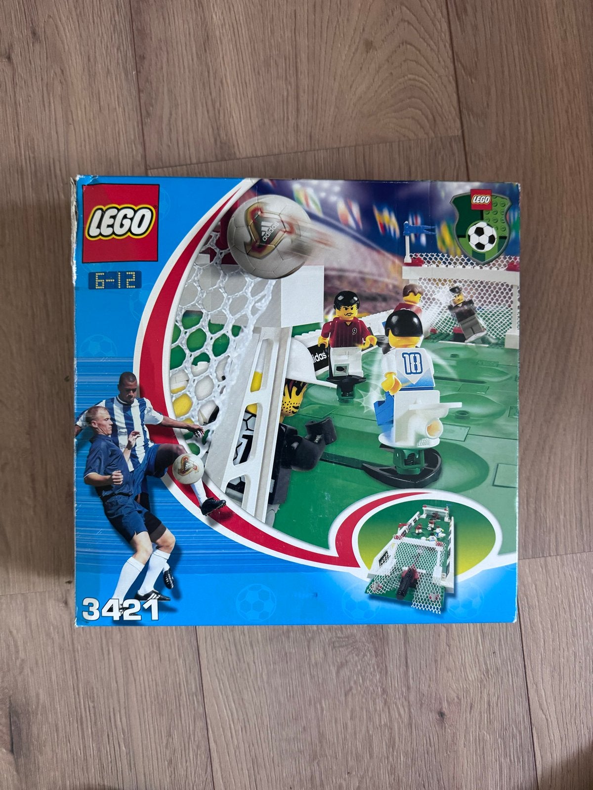 LEGO Football 3421: Voetbalveld met spelers, Ophalen of Verzenden, Gebruikt, Overige merken