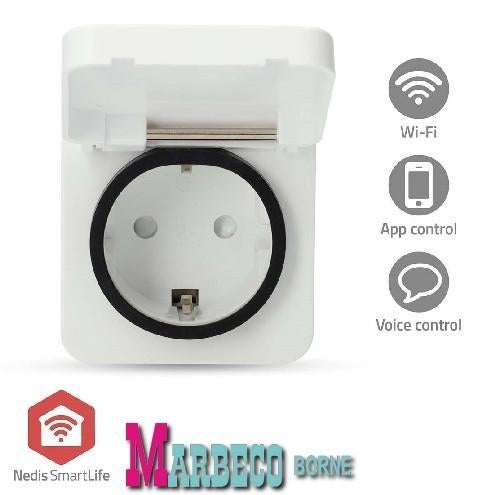 SmartLife Zigbee Stekker, Outdoor Stopcontact, Energiemeter