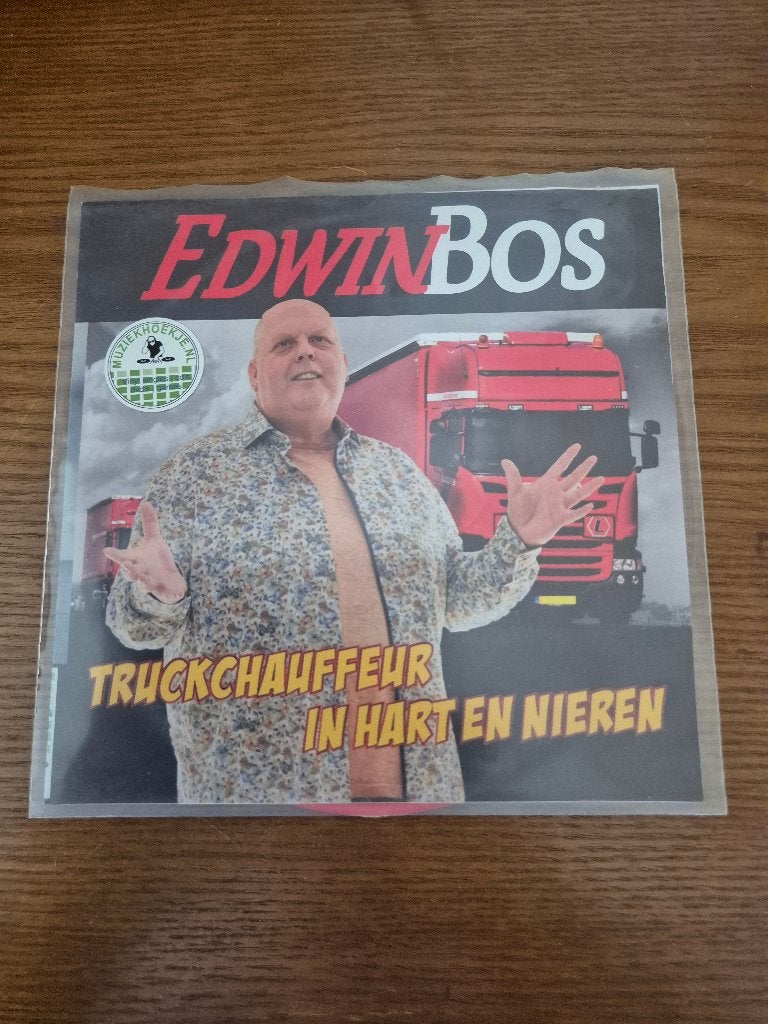 Edwin  Bos aanbieding 15euro, Ophalen of Verzenden, Zo goed als nieuw, 7 inch, Levenslied of Smartlap