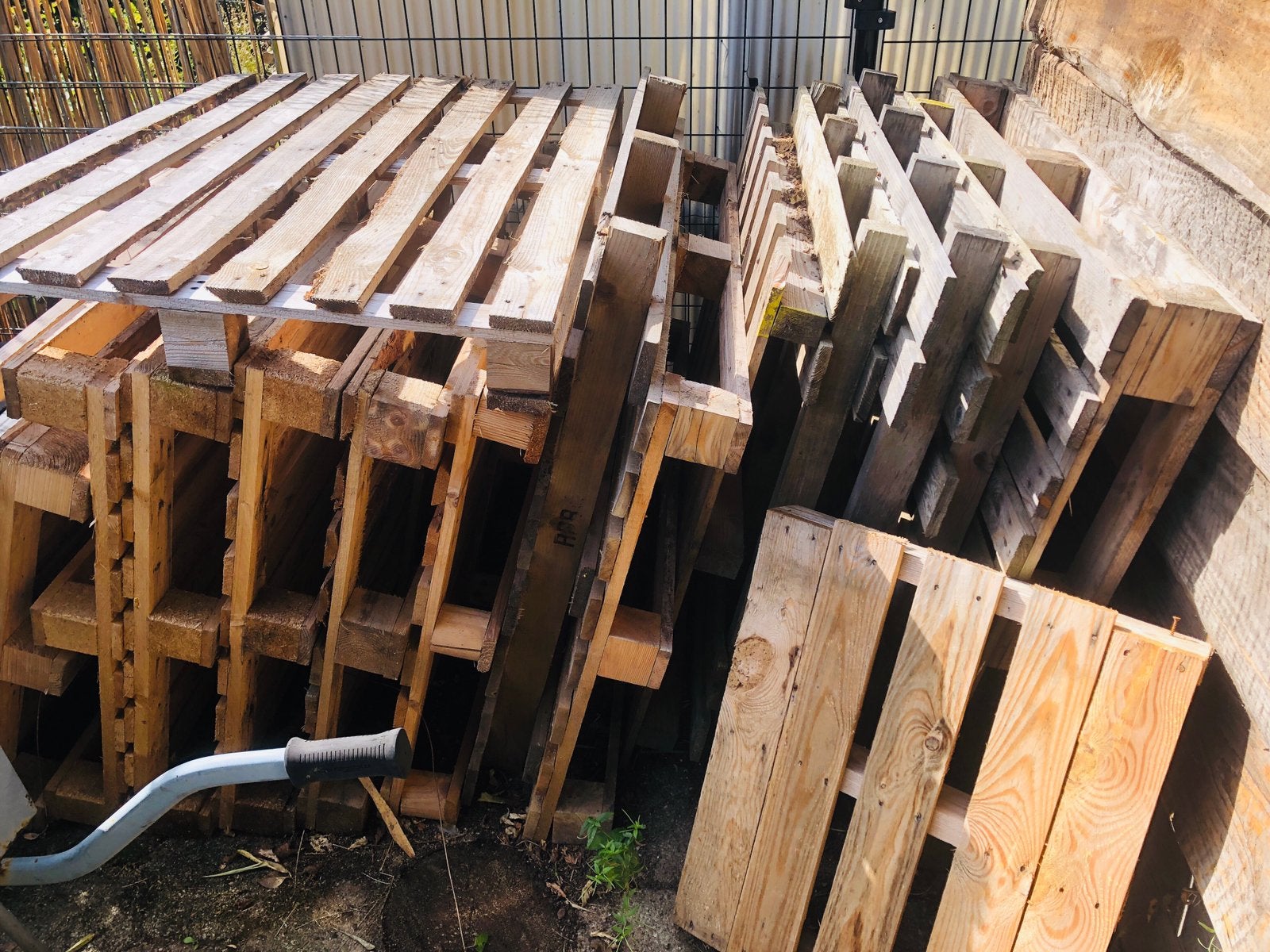 Pallets gratis ophalen in Hulsberg, Minder dan 3 m³, Ophalen of Verzenden