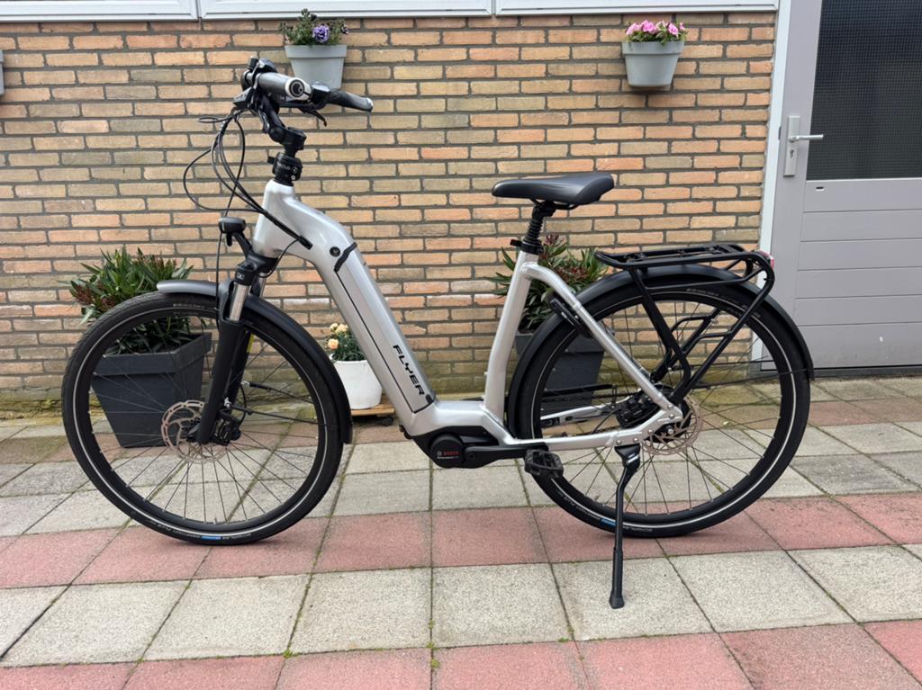 Flyer GoTour 6 e-bike. Comfort en kracht in een, Zo goed als nieuw, 51 tot 55 cm, 50 km per accu of meer, Ophalen