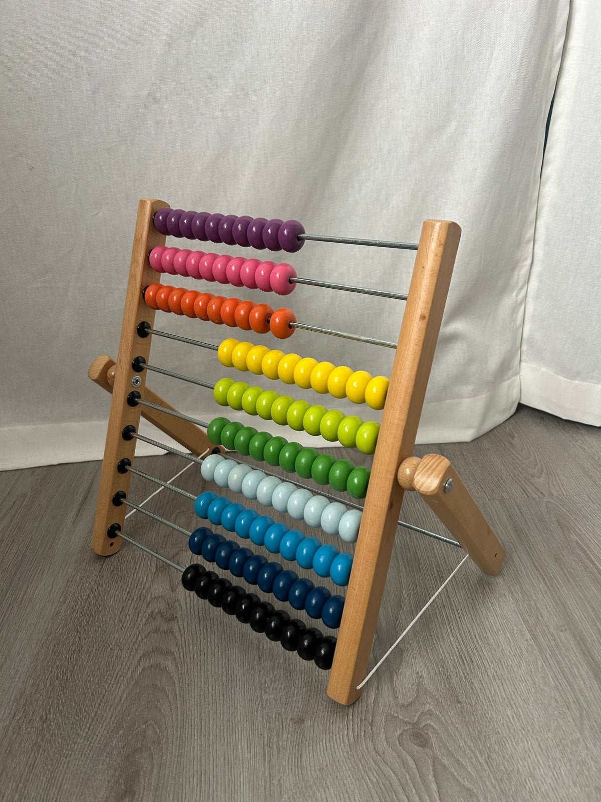 Kleurrijke Houten Telraam - Educatief Speelgoed, Ophalen of Verzenden, Nieuw, Rekenen