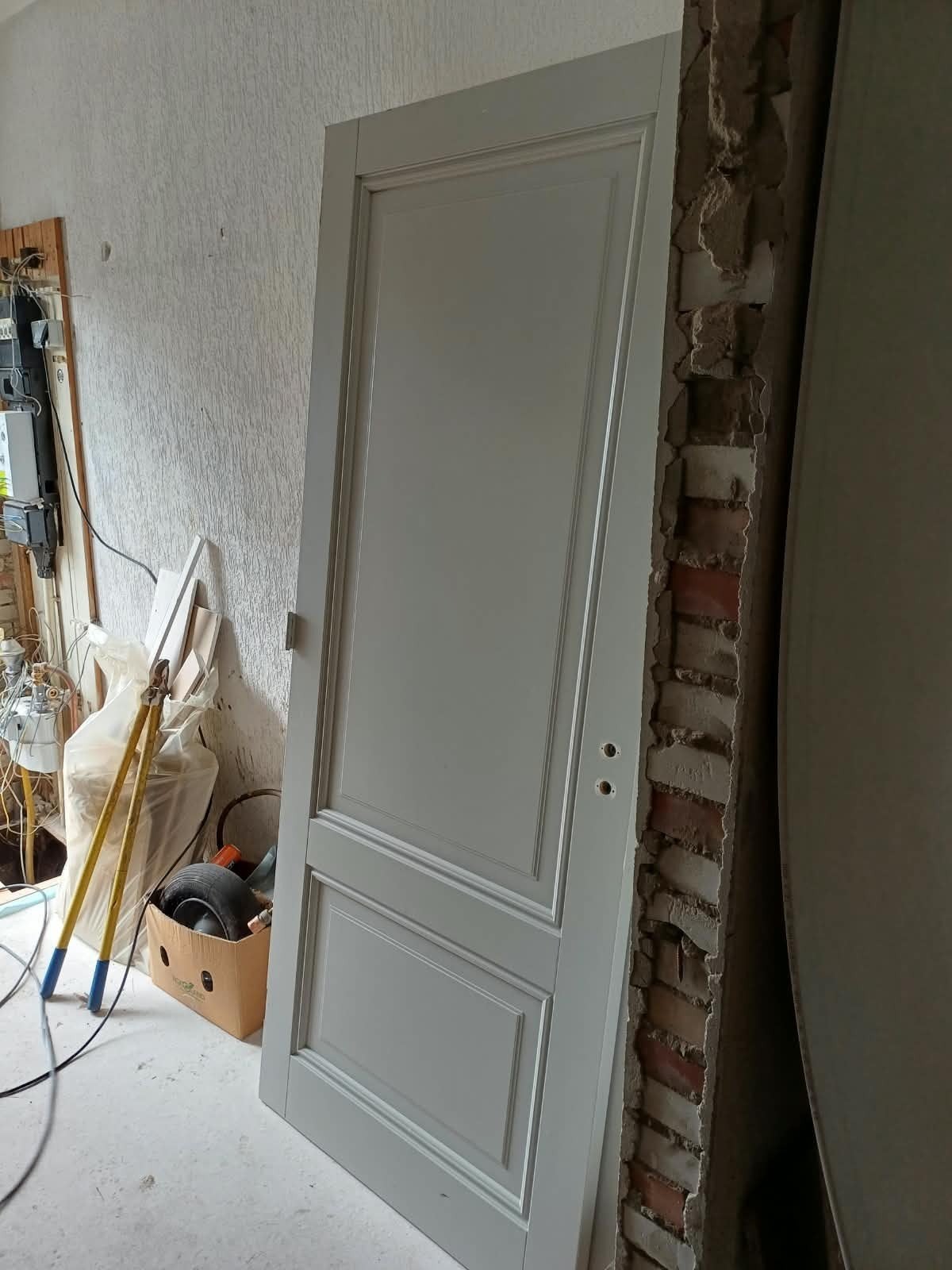 3 stompe binnendeuren 2 vlakverdeling, Doe-het-zelf en Verbouw, Ophalen, Binnendeur, 200 tot 215 cm