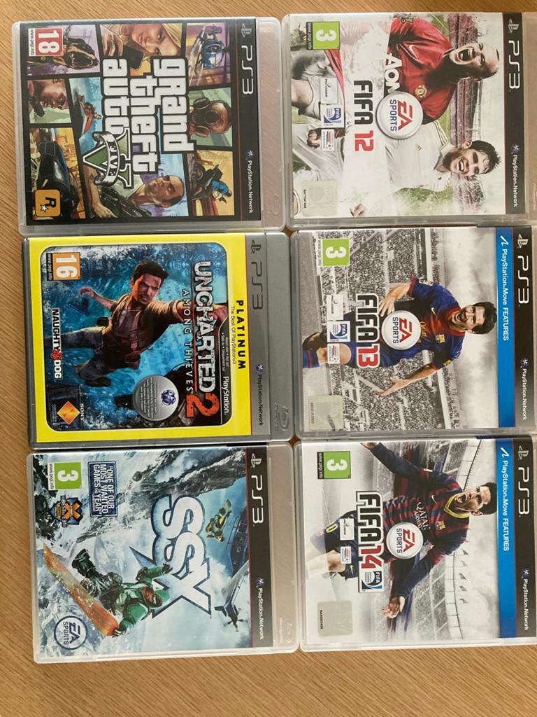 PS3 Games: GTA V, Uncharted 2, SSX, FIFA 12, 13, 14, Spelcomputers en Games, Games | Sony PlayStation 3, Gebruikt, Vanaf 18 jaar