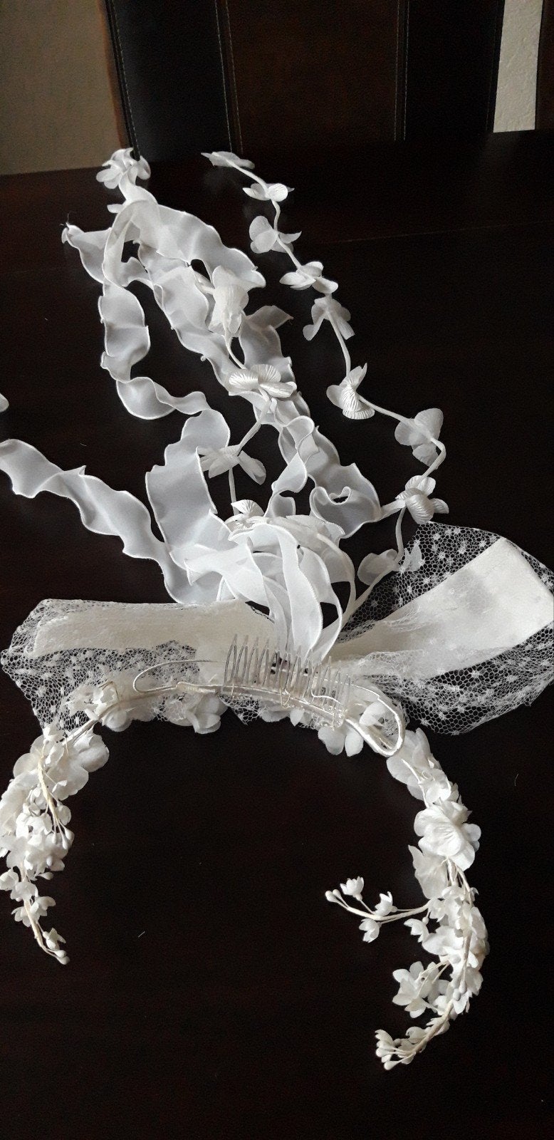 Witte haarkam, Ophalen of Verzenden, Zo goed als nieuw, Wit, Accessoires