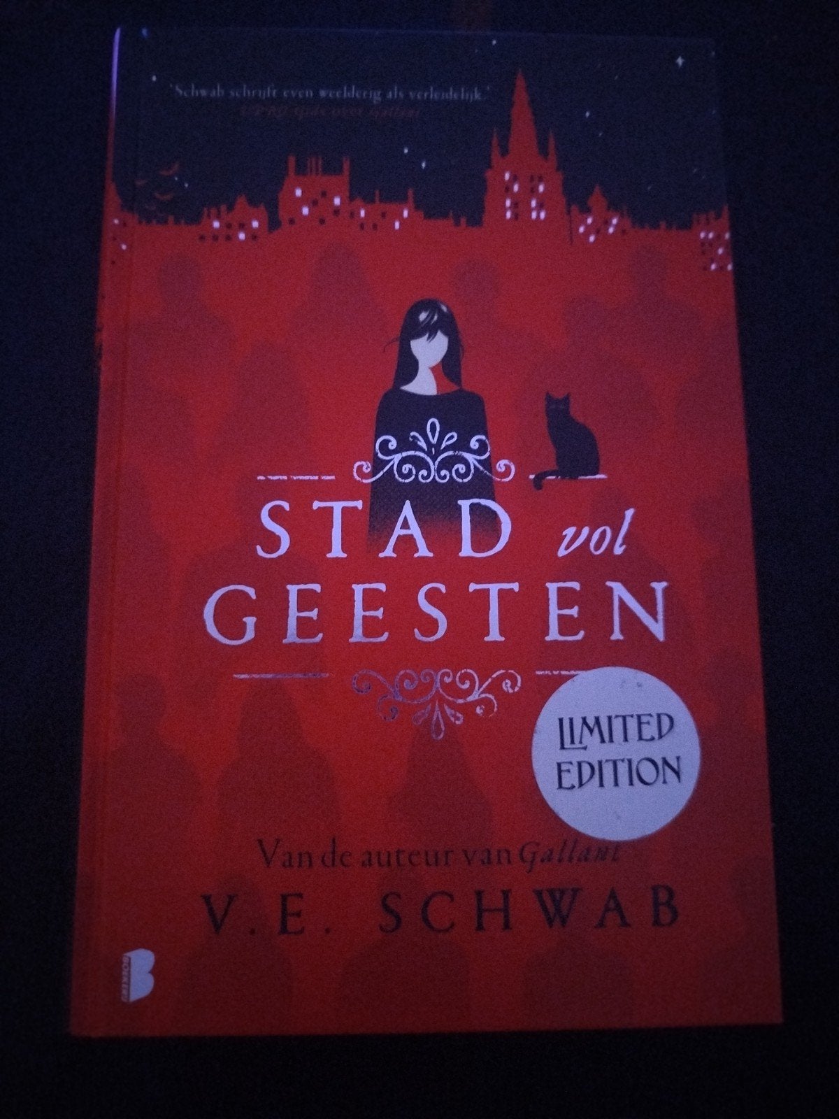 STAD VOL GEESTEN HARDCOVER LIMITED EDITION, Boeken, Ophalen of Verzenden, Zo goed als nieuw, V.E. Schwab
