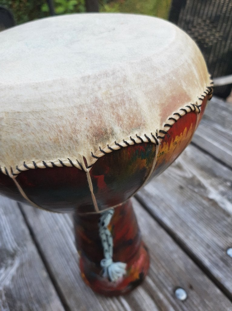 keramische (aardewerk) trommel/djembe, Ophalen, Zo goed als nieuw, Trommel