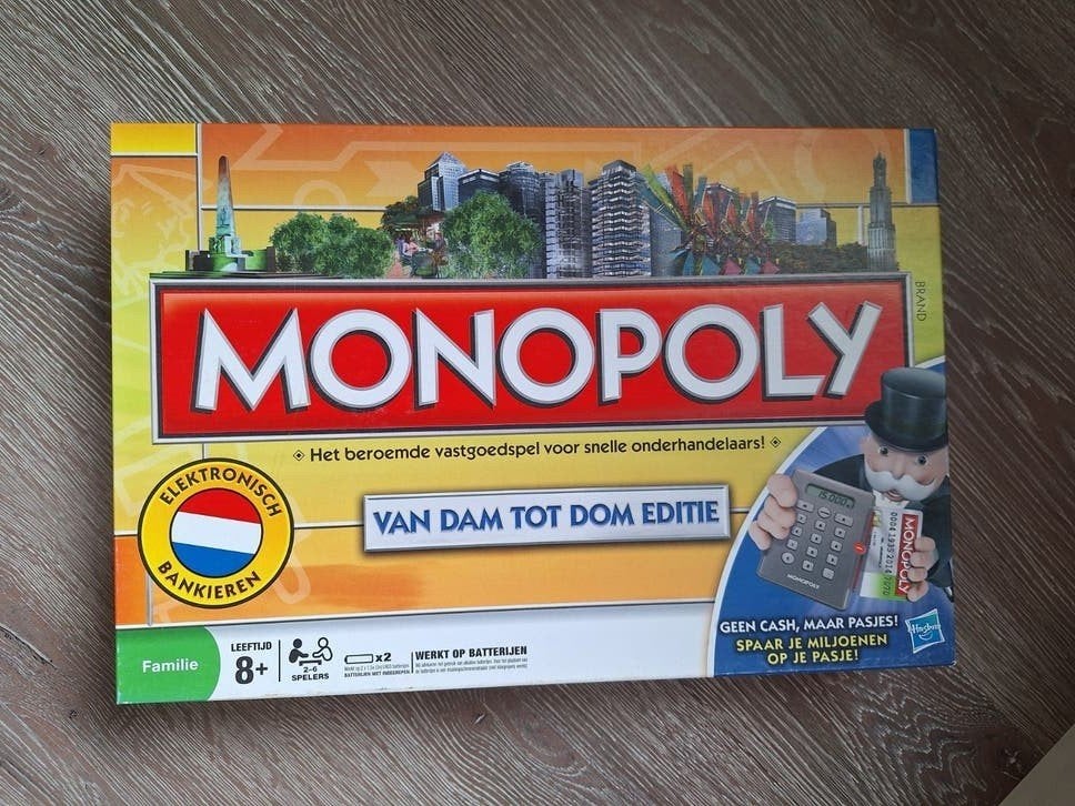monopoly van dam tot dom nieuw, Ophalen, Zo goed als nieuw