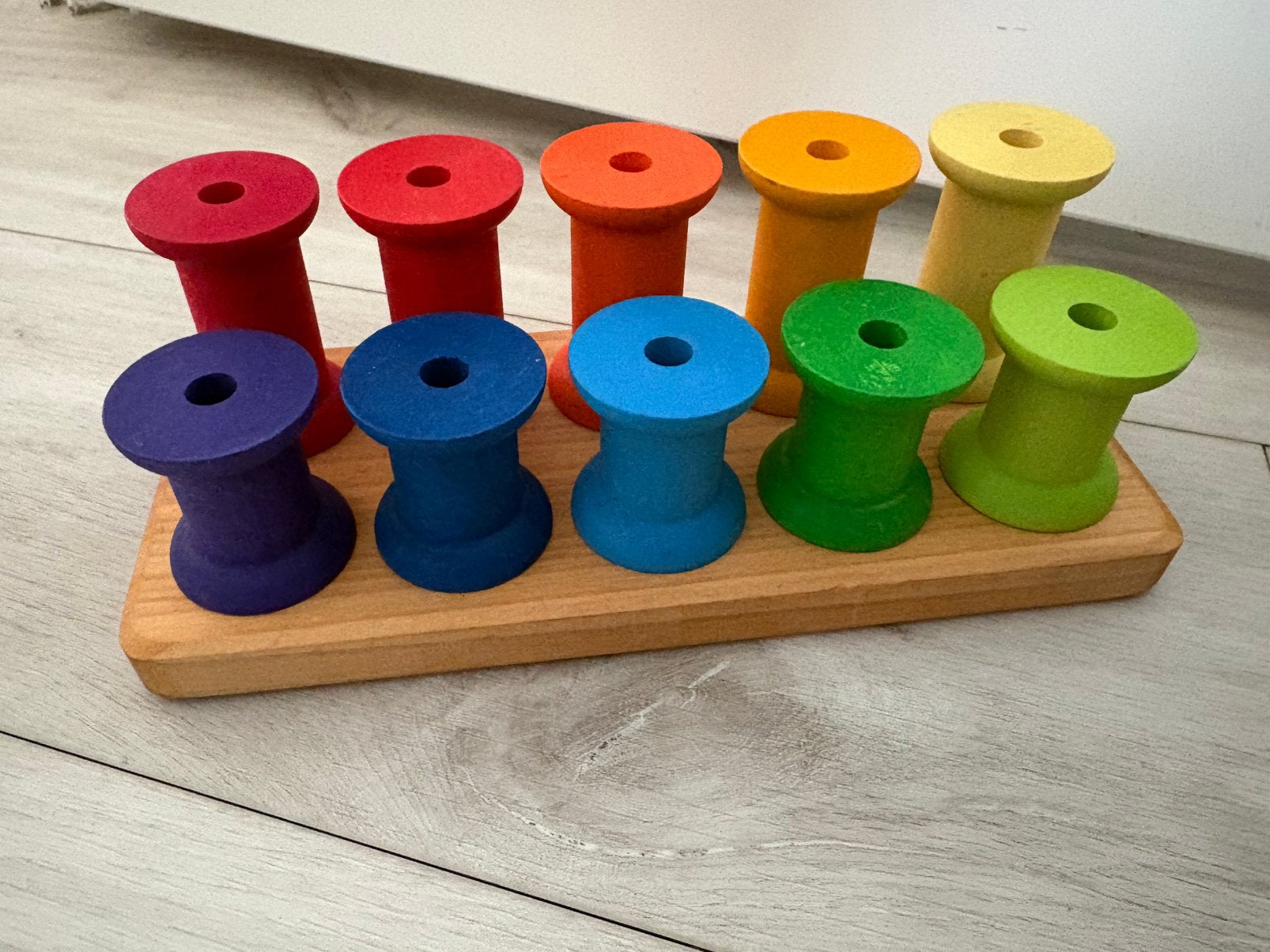 Grimm's Grote Klossenset - Houten Stapelspeelgoed, Ophalen, Zo goed als nieuw