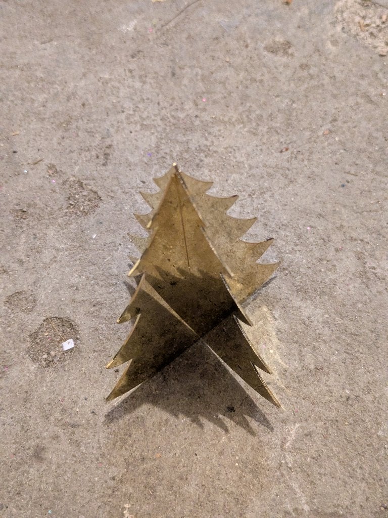 Kerstboom metaal, Diversen, Kerst, Ophalen, Gebruikt