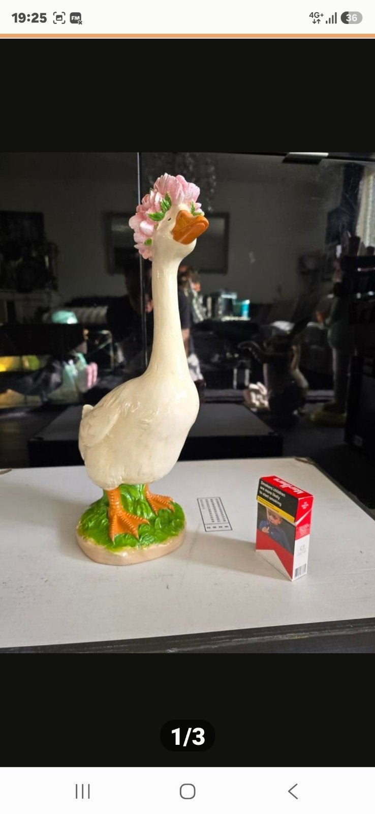 Decoratieve gans voor in de tuin of op het balkon., Ophalen of Verzenden, Nieuw