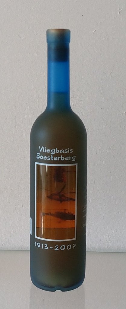 wijnfles vliegbasis soesterberg 1913-2007, volgnr 37, Ophalen of Verzenden, Nieuw
