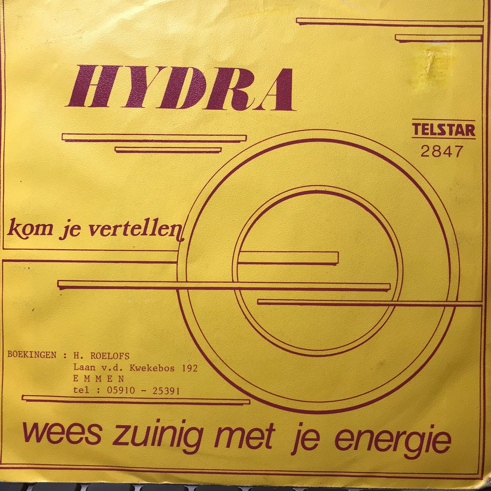 Hydra - Wees zuinig met je energie, Ophalen of Verzenden