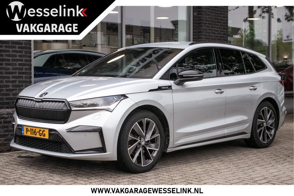 Skoda Enyaq iV 60 Sportline - Trekhaak Wegklapb. |, Auto's, Skoda, Bedrijf, Te koop, Enyaq, ABS, Achteruitrijcamera, Airbags, Airconditioning