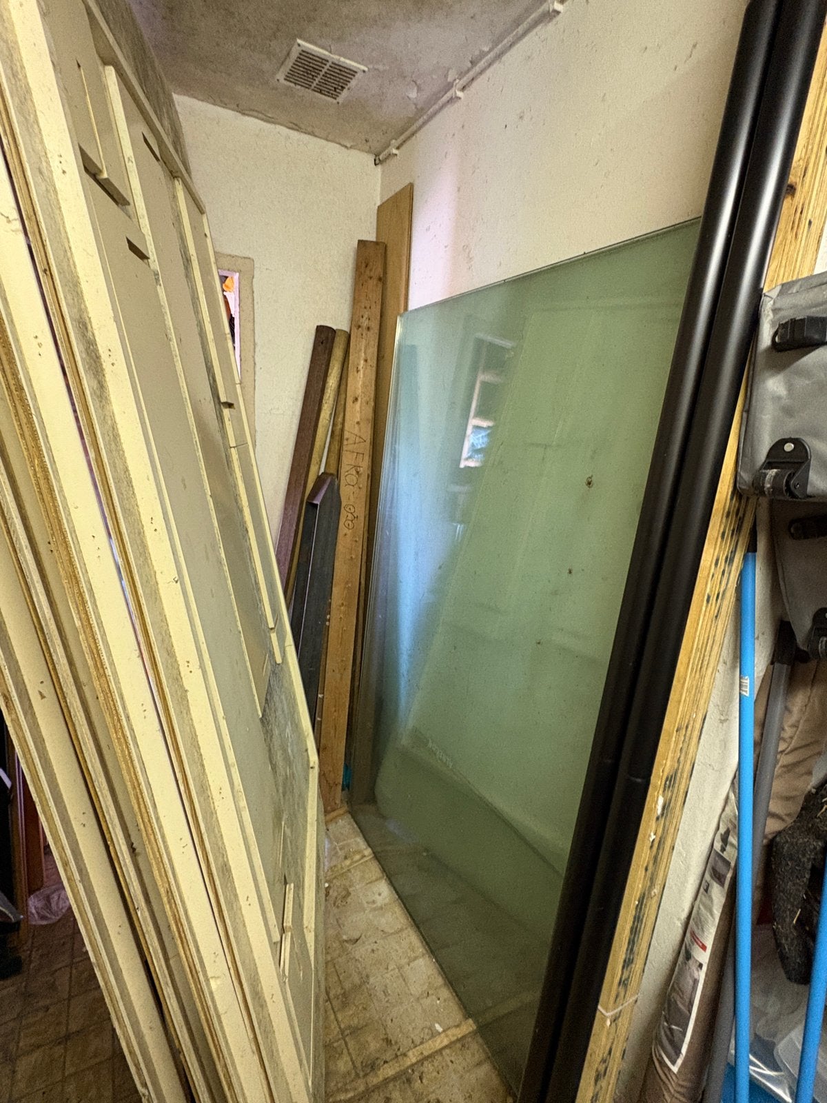 Grote glazen ruiten, Ophalen, Gebruikt, 160 cm of meer, Glasplaat