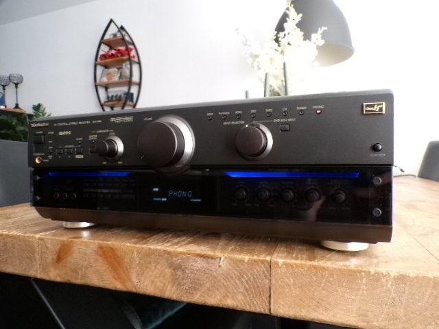 Topklasse Technics SA-AX6 receiver + SL-PG390 MASH cd-speler, Audio, Tv en Foto, Stereo-sets, Overige merken, Refurbished, Tuner of Radio