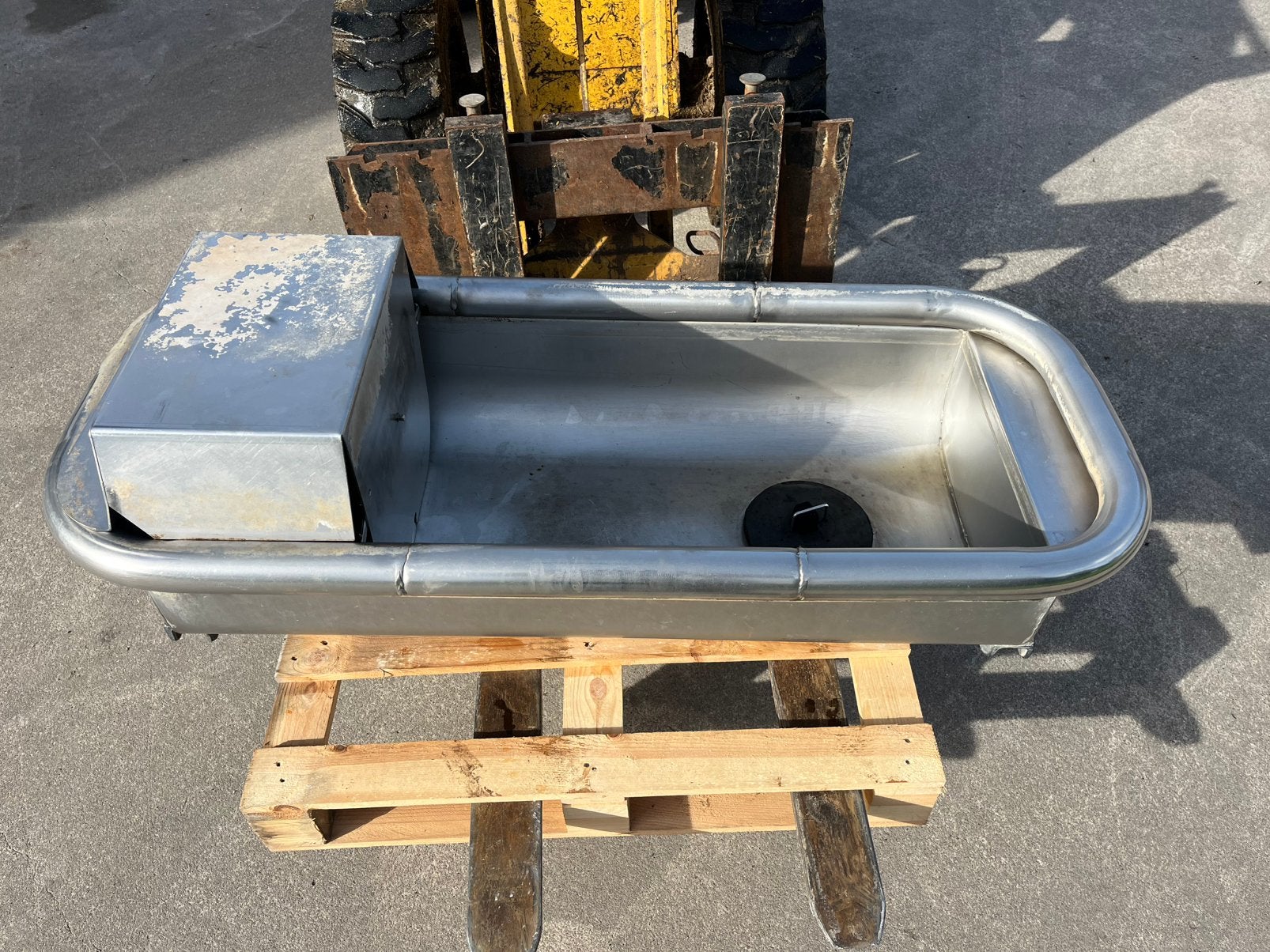 RVS waterbak DeLaval