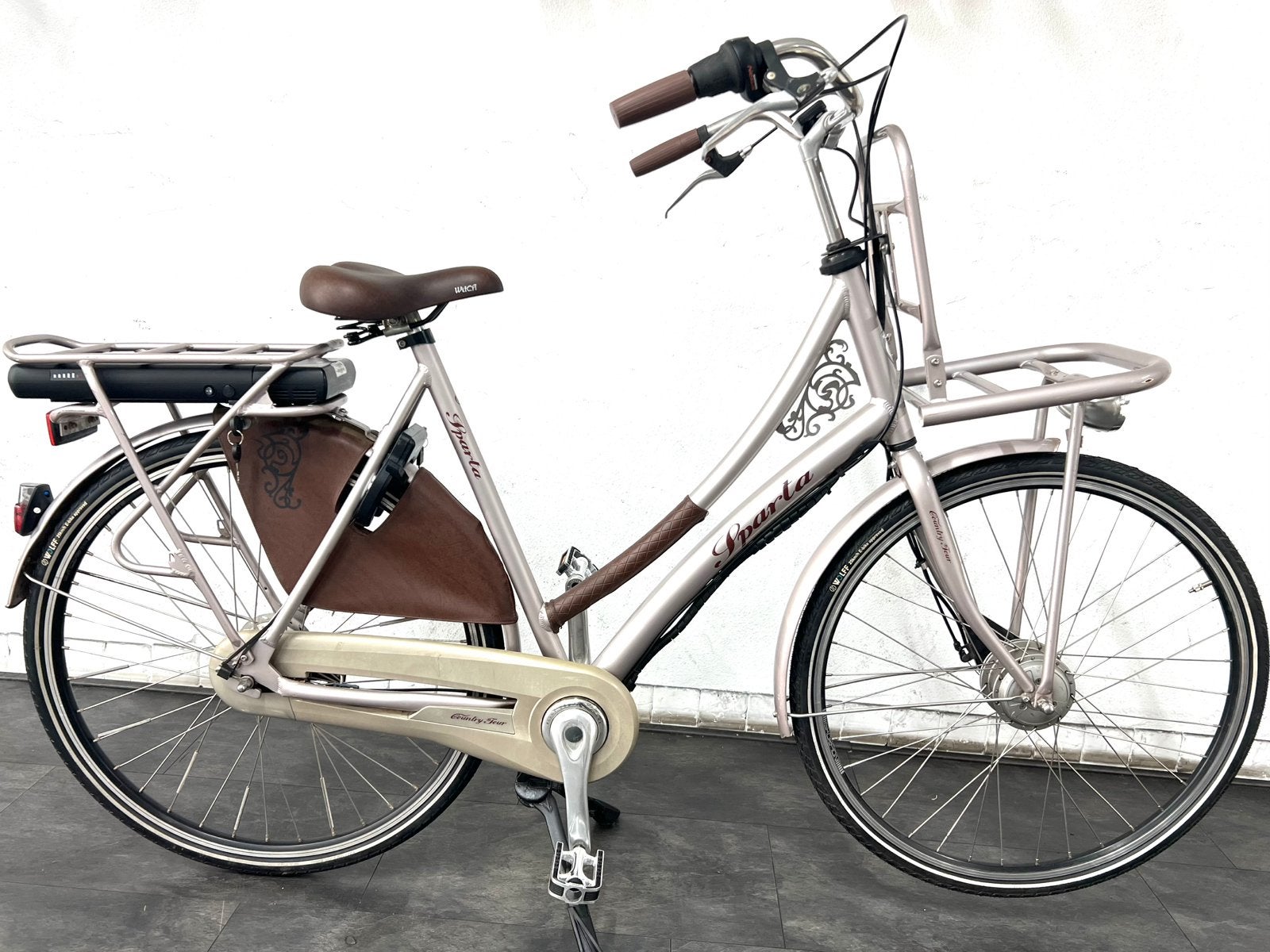 Sparta Country Tour Elektrische Dames Fiets (met nieuw accu), 53 tot 56 cm, Versnellingen, Batavus, Ophalen of Verzenden