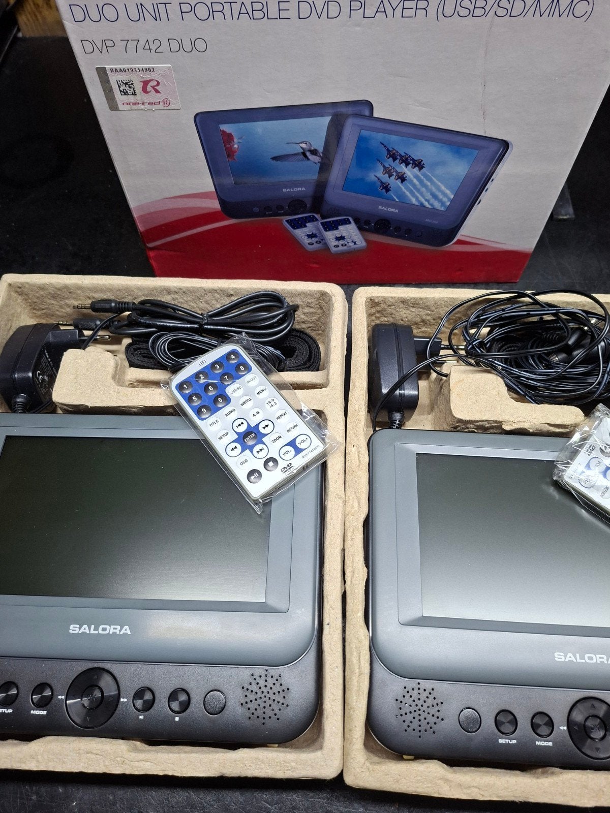 Salora portable dvd spelers, Audio, Tv en Foto, Dvd-spelers, Ophalen, Zo goed als nieuw, Overige merken