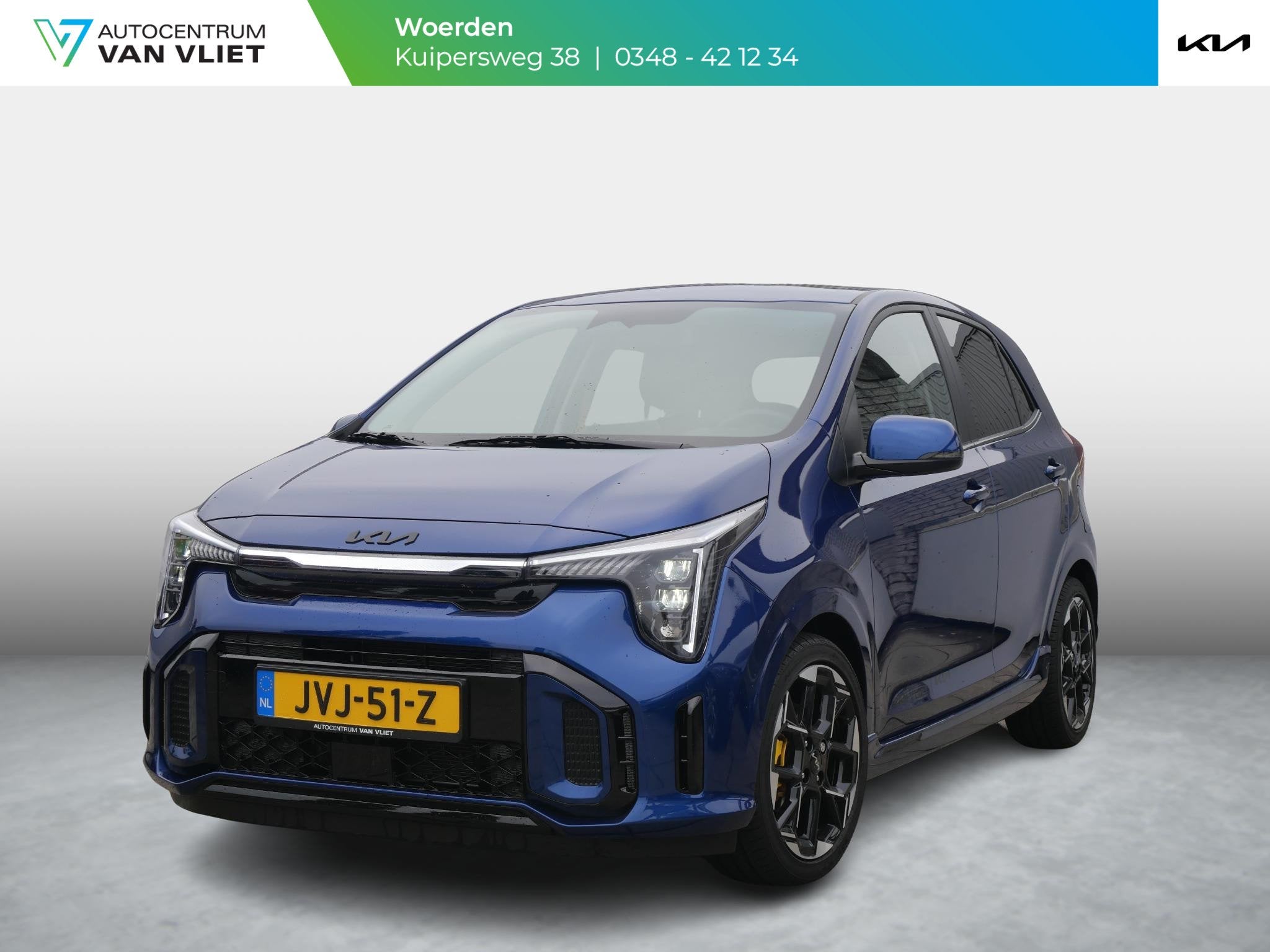 Kia Picanto 1.0 GDi GT-Line Custom | Yellow Pack | Mooiste P, Auto's, Voorwielaandrijving, 12 maanden, Euro 6, 68 pk