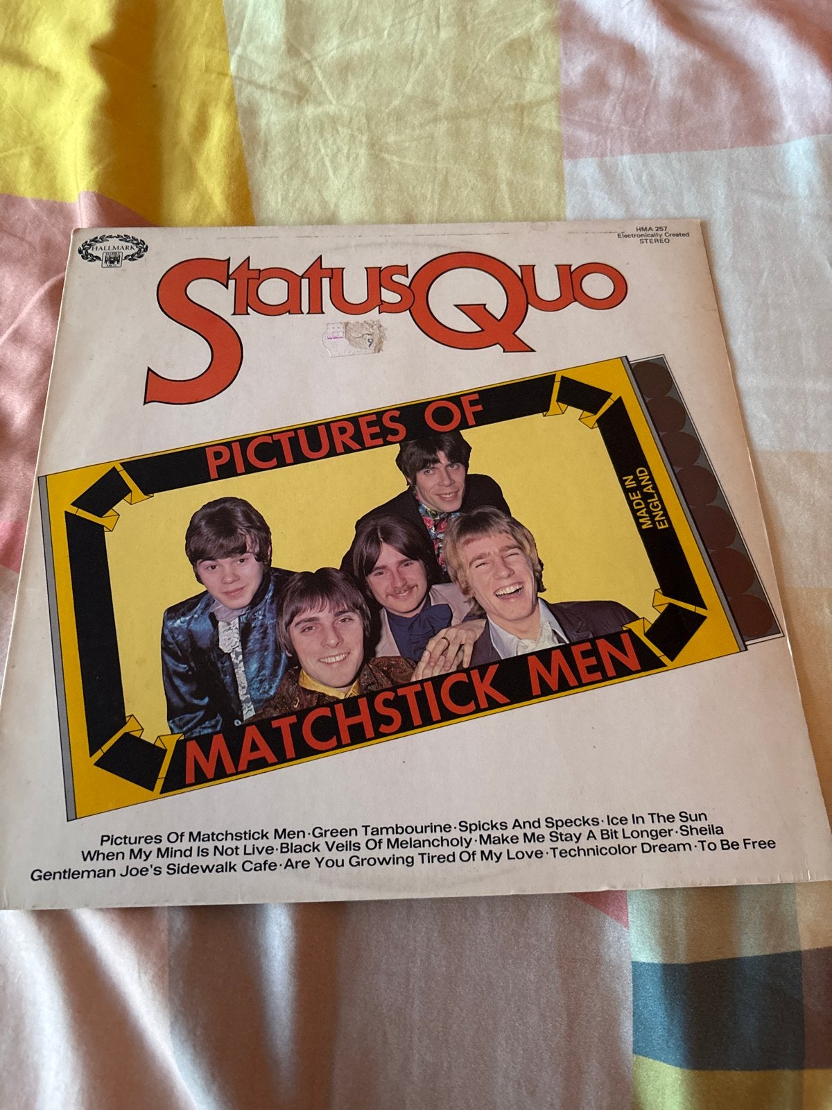 Status Quo - Pictures of Matchstick Men LP (Pickwick), Gebruikt, Originele persing, Ophalen of Verzenden, 12 inch