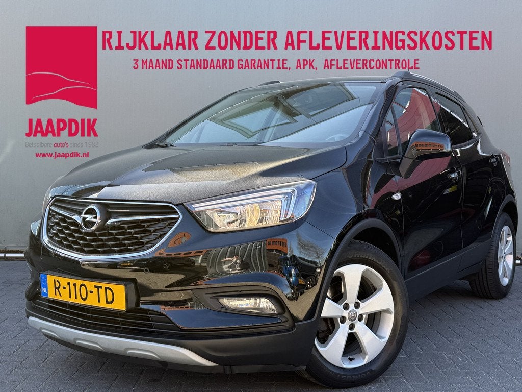 Opel Mokka X BWJ 2018 1.4 Turbo 141 PK Innovation AUTOMAAT |, Auto's, Opel, Stof, Gebruikt, Met garantie (alle), Zwart