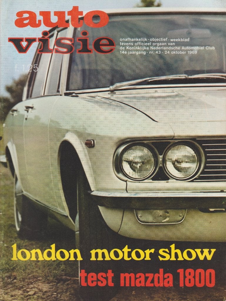 Mazda Luce ( 1500 - 1800 ) testen in Autovisie ea, Gelezen, Mazda, Ophalen of Verzenden, Autovisie