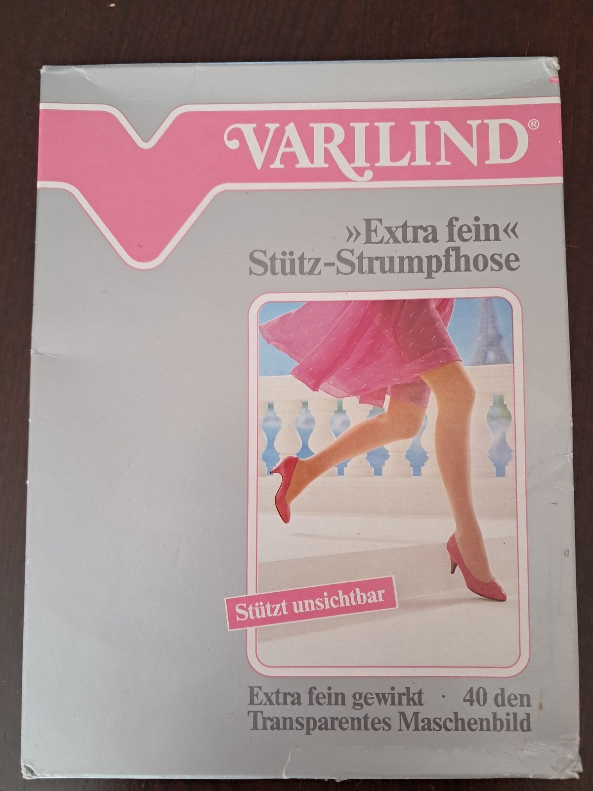 Varilind 40d zwarte steunpanty masserende werking 40d maat 2, Ophalen of Verzenden, Nieuw, Zwart, Panty
