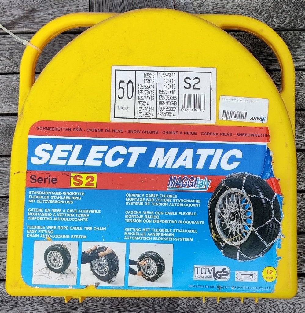 Sneeuwkettingen 13" 14" 15", Auto diversen, Sneeuwkettingen, Ophalen of Verzenden, Zo goed als nieuw